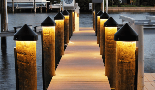 Marine Electrical Project Image Marine Electrical Project J&L Sanchez Image of Dock with Lighting