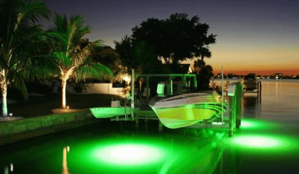 Green Dock Underwater Lighting Marine Electrical Project J&L Sanchez Green Dock Underwater Lighting