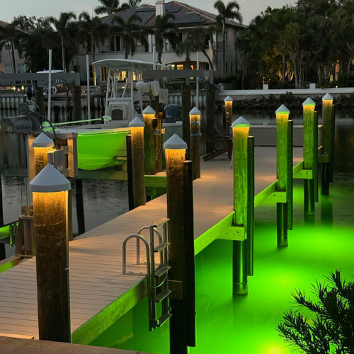 Untitled design Marine Electrical Project J&L Sanchez Image of Dock with Lighting